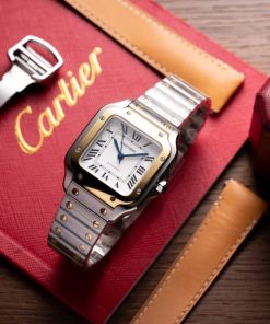 Cartier Santos Replica 11 Watch Best Quality BV Factory Women 35.2mm