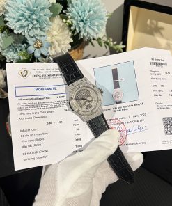Hublot Classic Fusion Skull Custom Full Moissanite Diamonds Replica 11 Watch 42mm