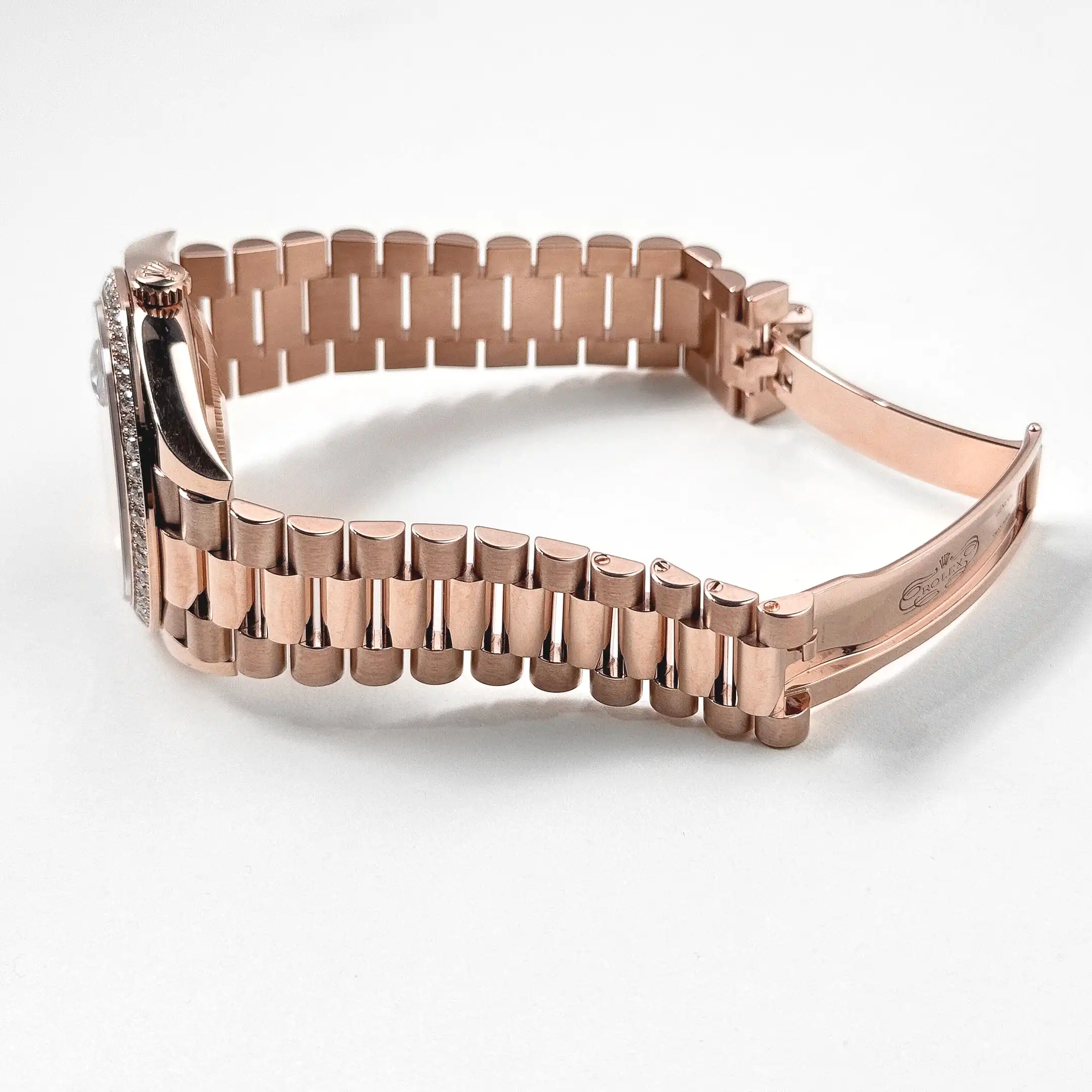 Rolex Day-Date 40 228345RBR Rose Gold Eisenkiesel Dial Diamond Bezel - Image 10