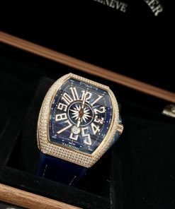 Franck Muller Vanguard Yachting V45 SC DT Blue Replica Watch 45mm