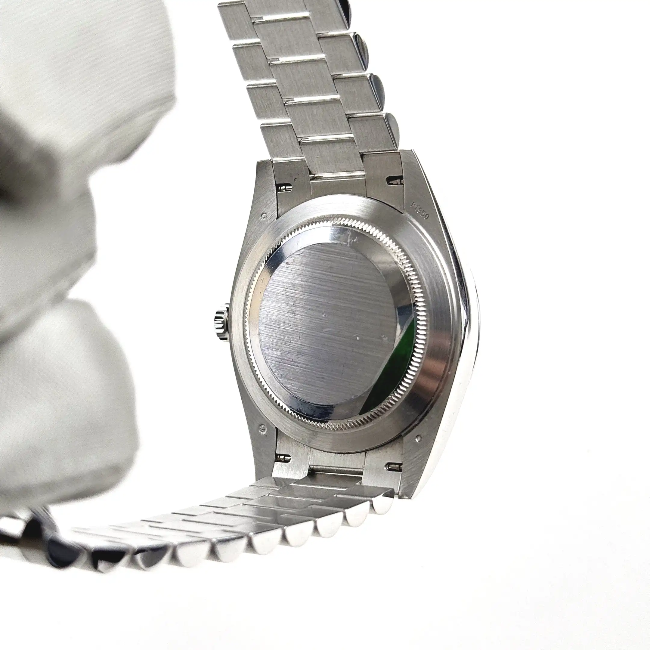 Rolex Day-Date 40 228206 Platinum Olive Green Arabic Dial - Image 8