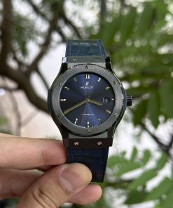 Hublot Classic Fusion Ceramic Blue Dial Replica Watch JJZ 42mm