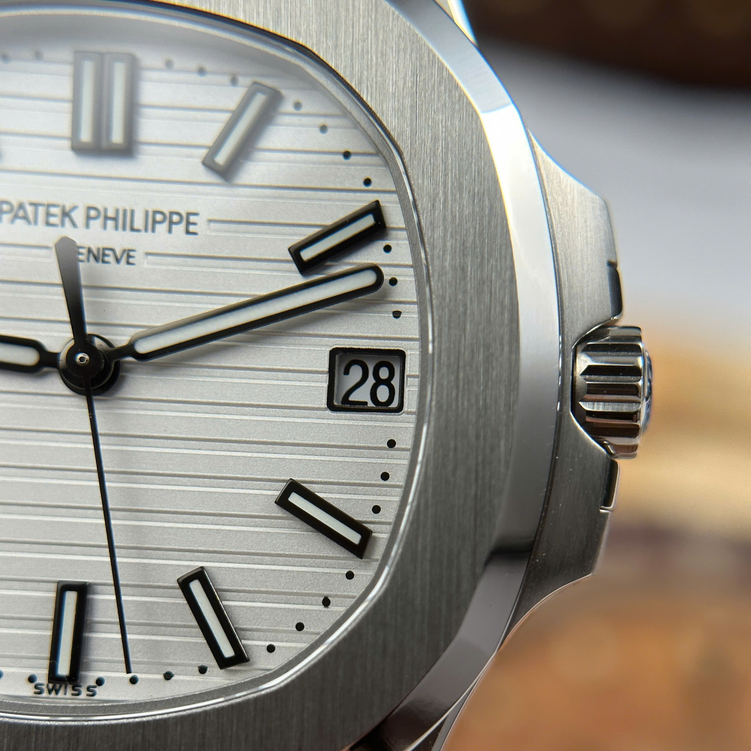 Patek Philippe Nautilus 5711 Replica 11 White Dial Metal Strap Factory BBF 40mm - Image 5