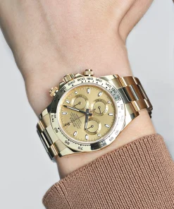 Alternative view of Rolex Daytona 116508 Yellow Gold Champagne Dial