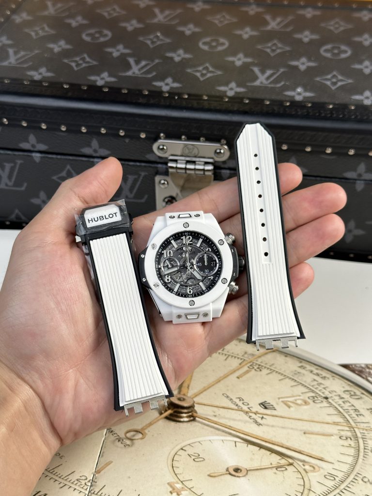 Hublot Big Bang Unico White Ceramic Replica Watch BBF Factory (3)