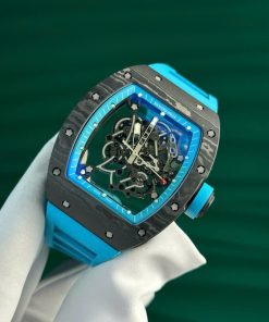 Alternative view of Richard Mille Crafting Carbon NTPT RM055 Blue ZF Factory 49.9×42.7mm