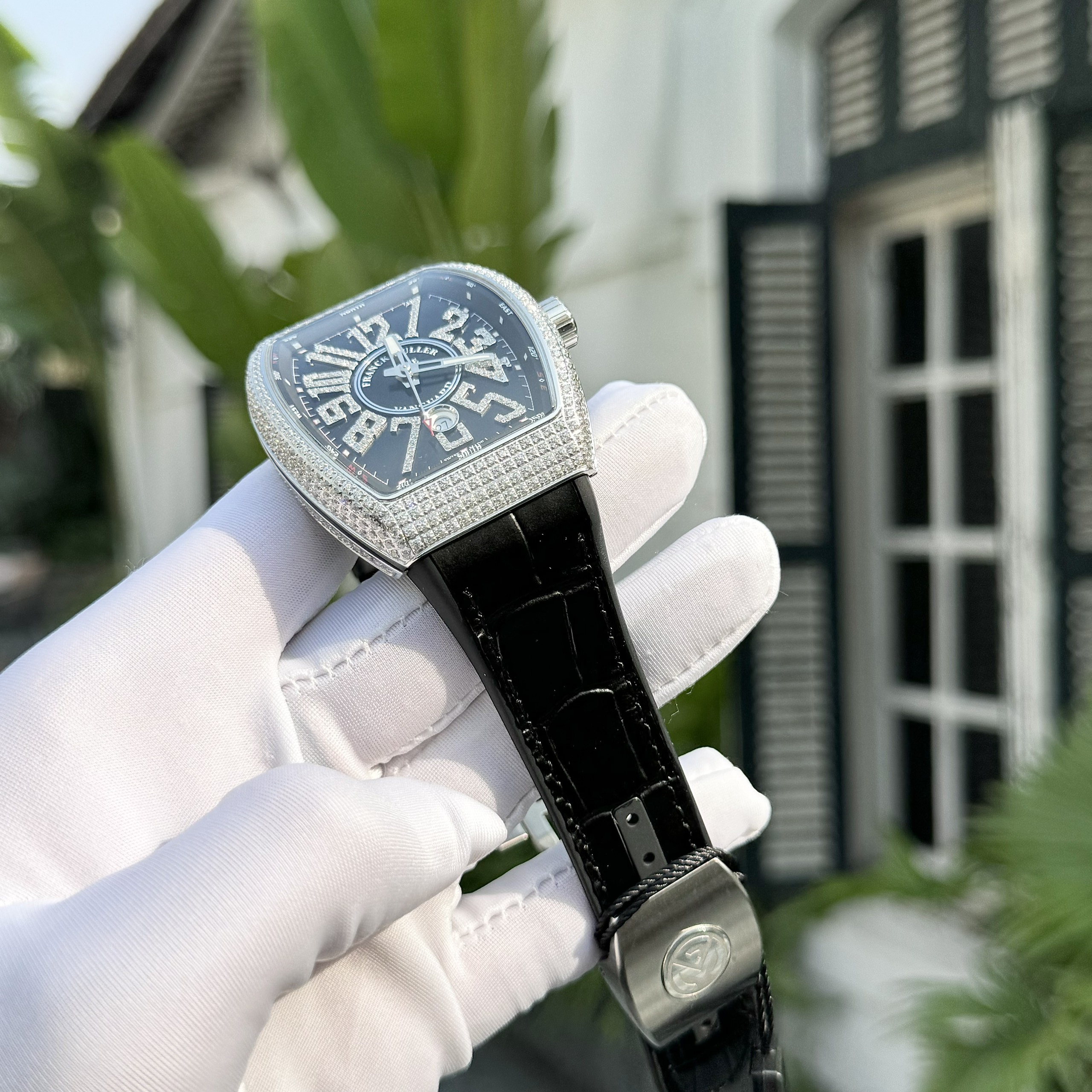 Franck Muller V45 Replica 11 Watch Black Color ABF Factory 45mm - Image 5