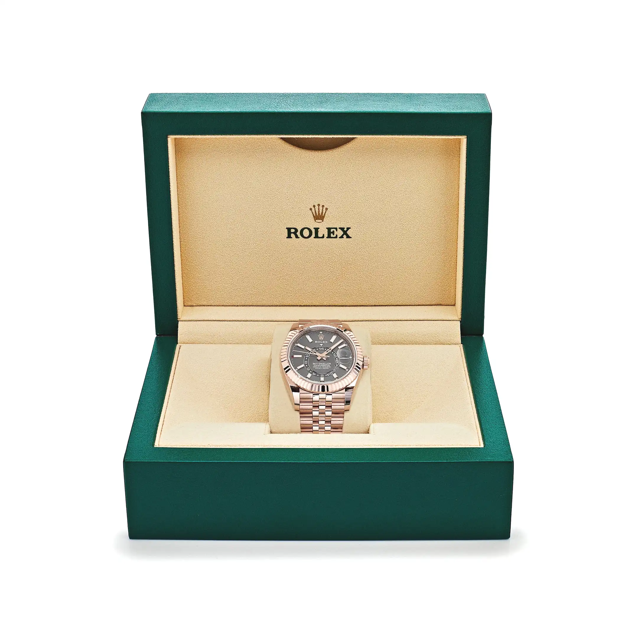 Rolex Sky-Dweller 336935 Everose Gold Slate Dial Jubilee 42mm - Image 7