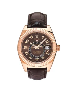 Rolex Sky-Dweller 326135 Rose Gold Chocolate Dial 42mm