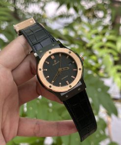 Hublot Classic Fusion Ceramic Demi Carbon Dial Replica Watch JJZ 42mm