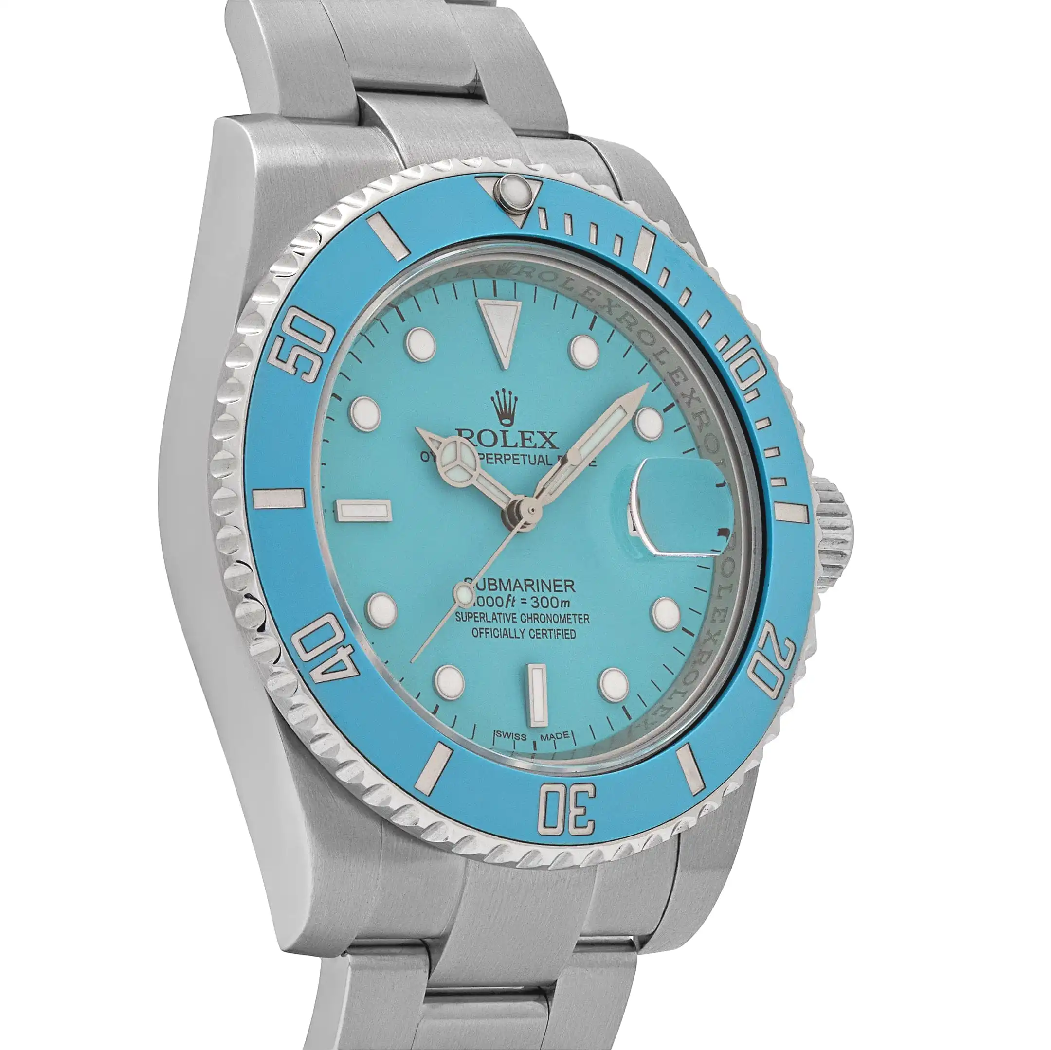 Rolex Submariner Date 116610LN Stainless Steel With Aftermarket Custom 40mm - Image 4