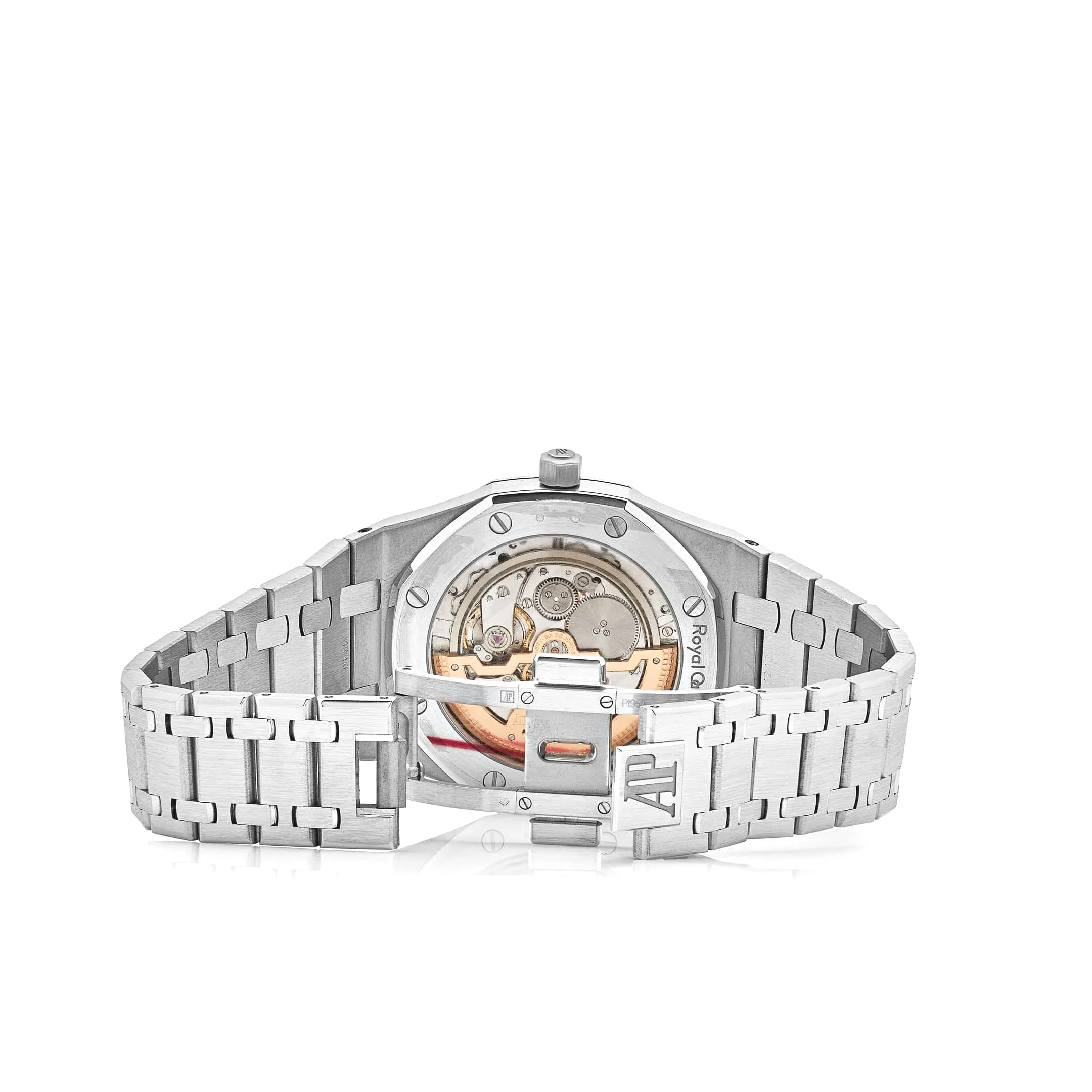 Audemars Piguet Royal Oak 15202PT.OO.1240PT.01 ‘Jumbo’ Extra-Thin Platinum Green Dial - Image 6