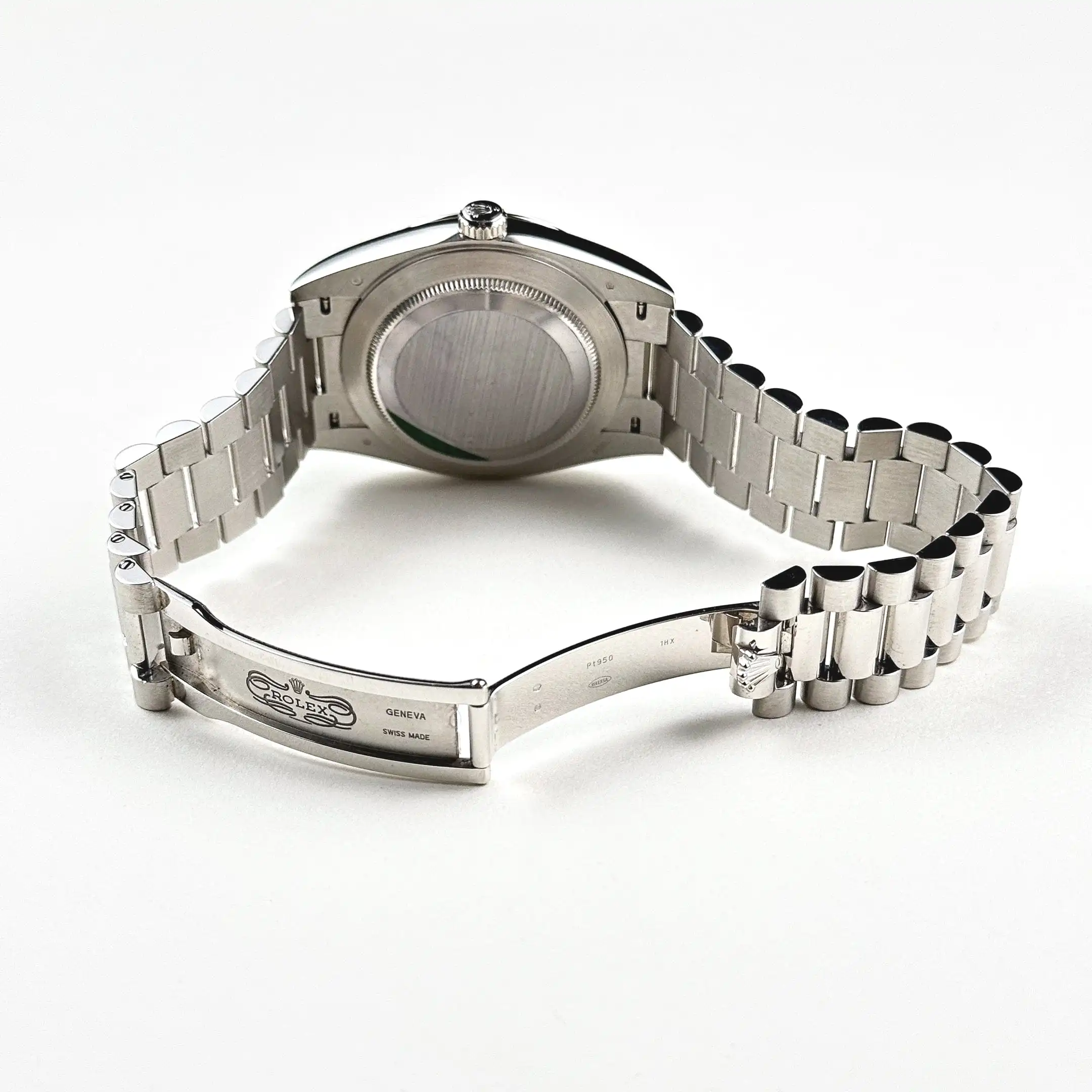 Rolex Day-Date 40 228206 Platinum Olive Green Arabic Dial - Image 10