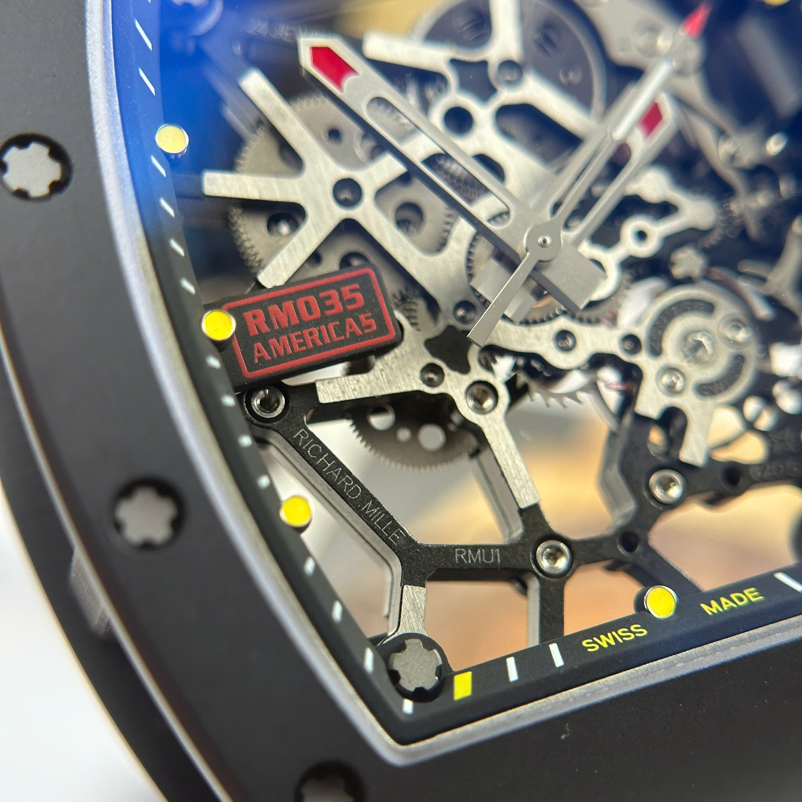 Richard Mille RM035 Americas Toro Crafting Black Ceramic Rubber Strap ZF Factory 40mm - Image 7