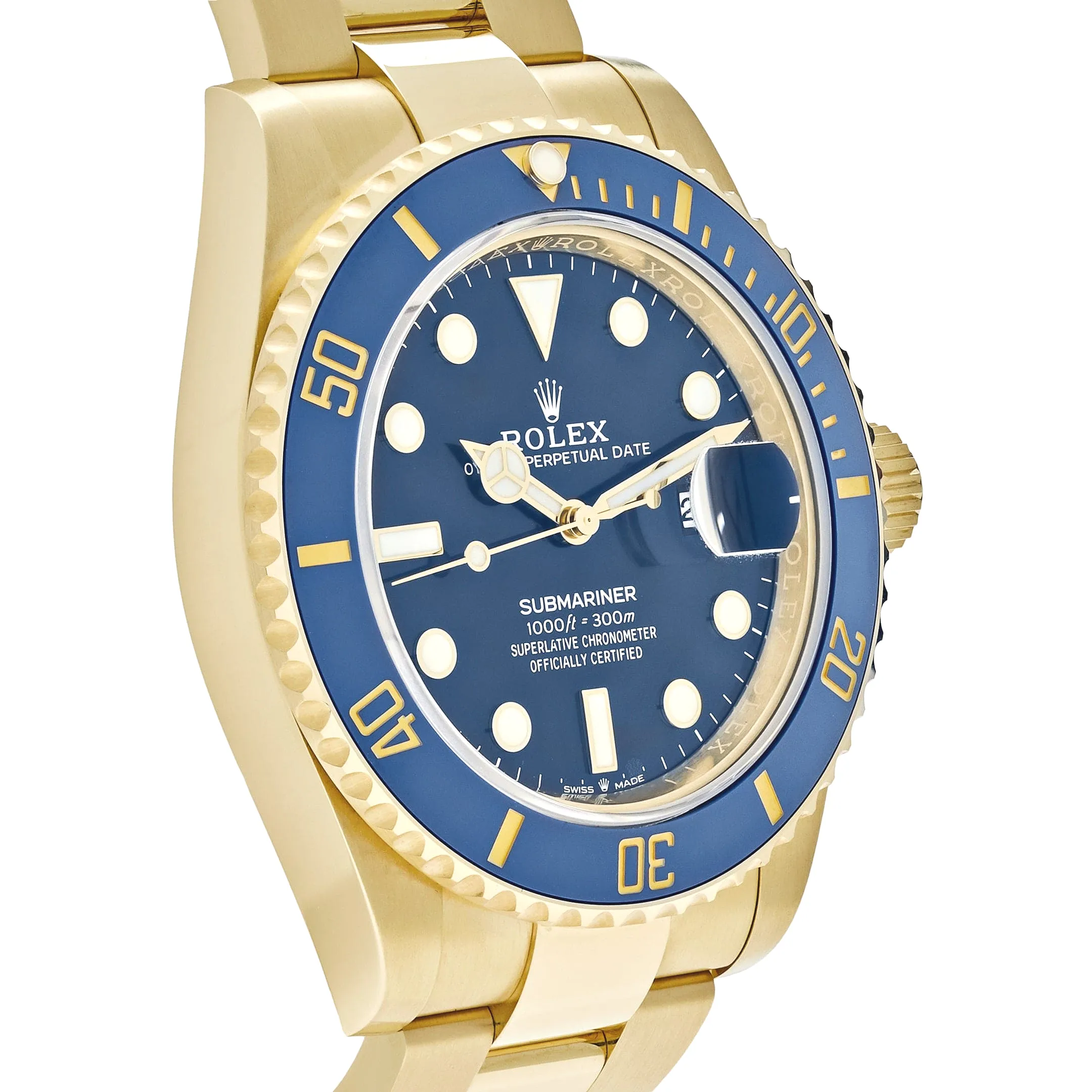 Rolex Submariner Date 126618LB Yellow Gold Blue Dial 41mm - Image 3