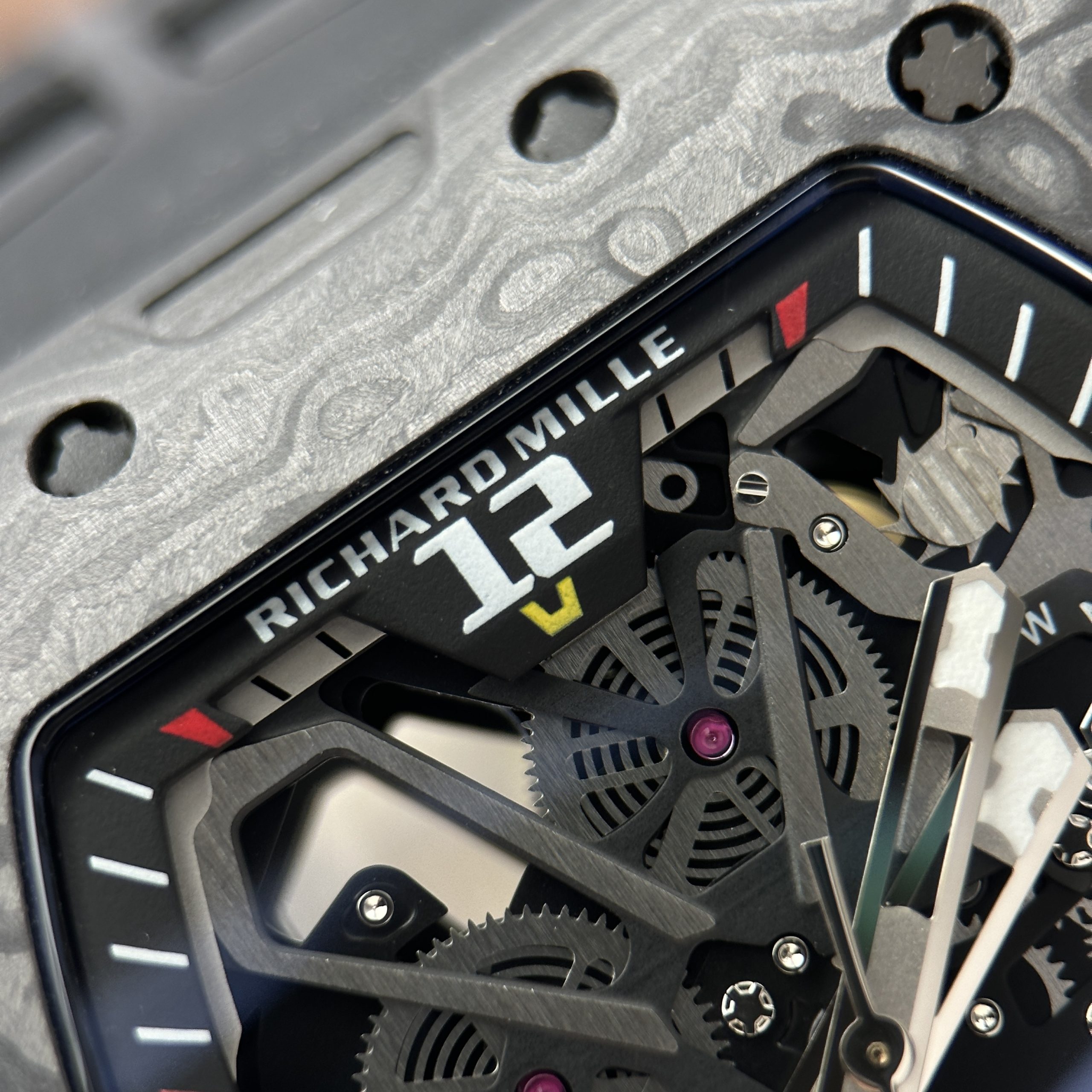 Richard Mille Replica 11 RM 35-03 Rafael Nadal Carbon TPT Case Black 43.2x50mm - Image 8
