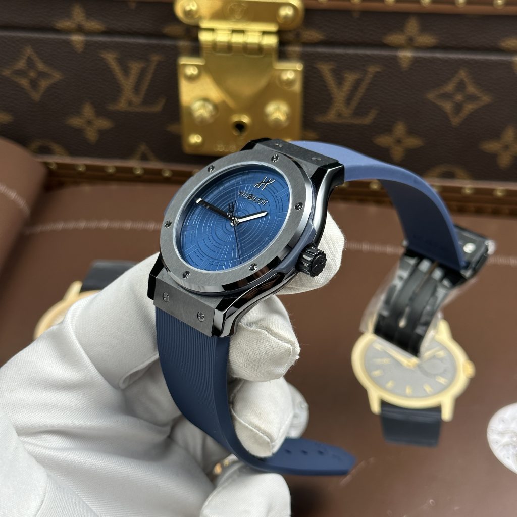 Đồng Hồ Hublot Classic Fusion Replica 11 Boutique Pisa 1940 Edition Dây Cao Su Xanh Nhà Máy JJZ 42mm
