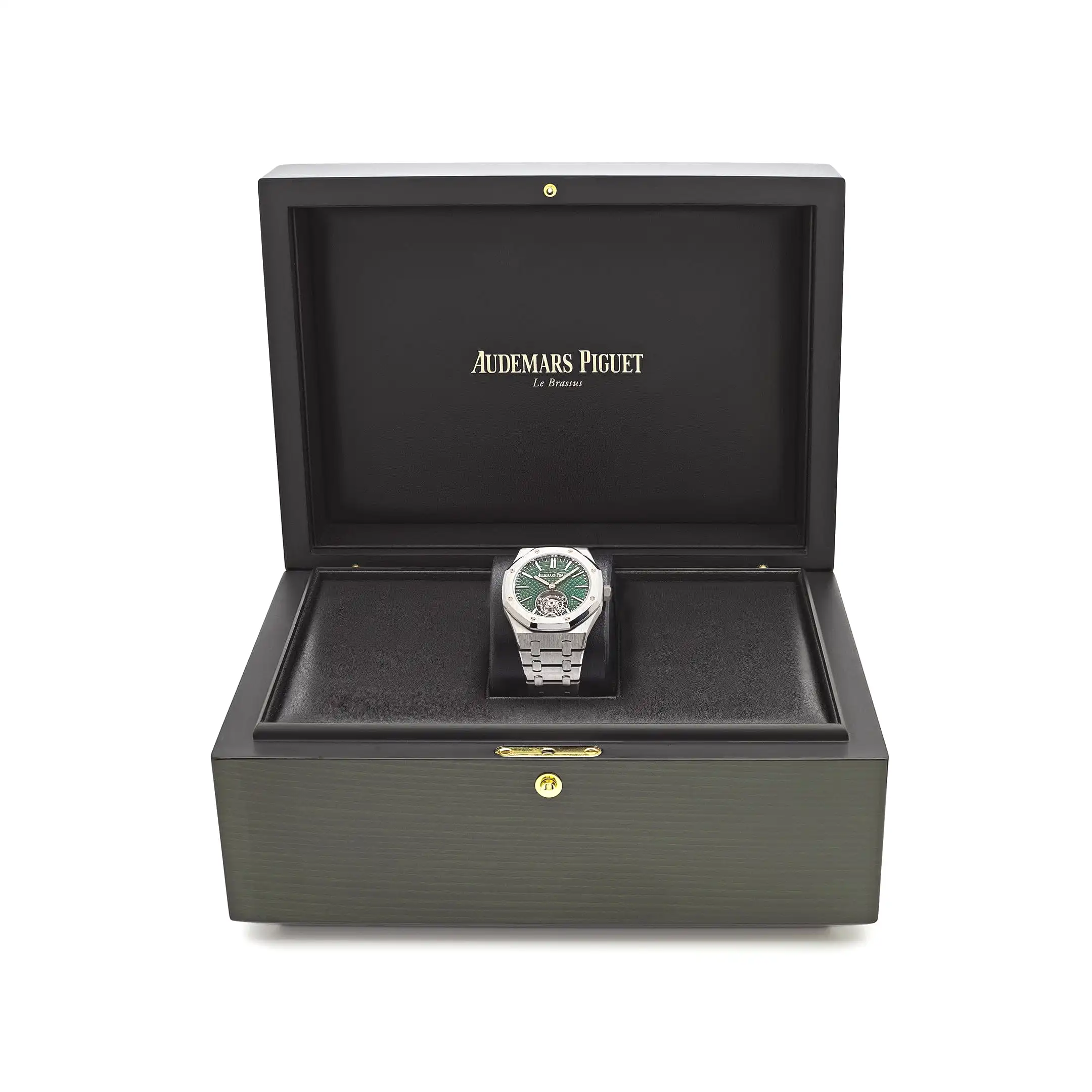 Audemars Piguet Royal Oak 26534TI.OO.1220TI.01 Selfwinding Flying Tourbillon Green Dial Limited Edition - Image 7