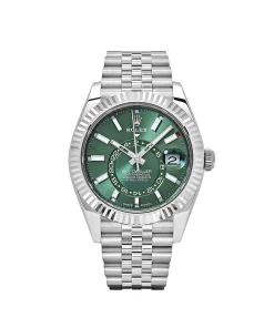 Rolex Sky-Dweller 336934 Stainless Steel Green Dial Jubilee 42mm