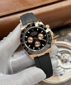 Alternative view of Rolex Cosmograph Daytona Replica Watches Black Dial Bezel Ceramic BT Factory 40mm