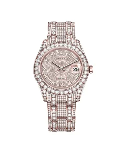 Rolex Datejust Pearlmaster 39 86405RBR Diamond Paved