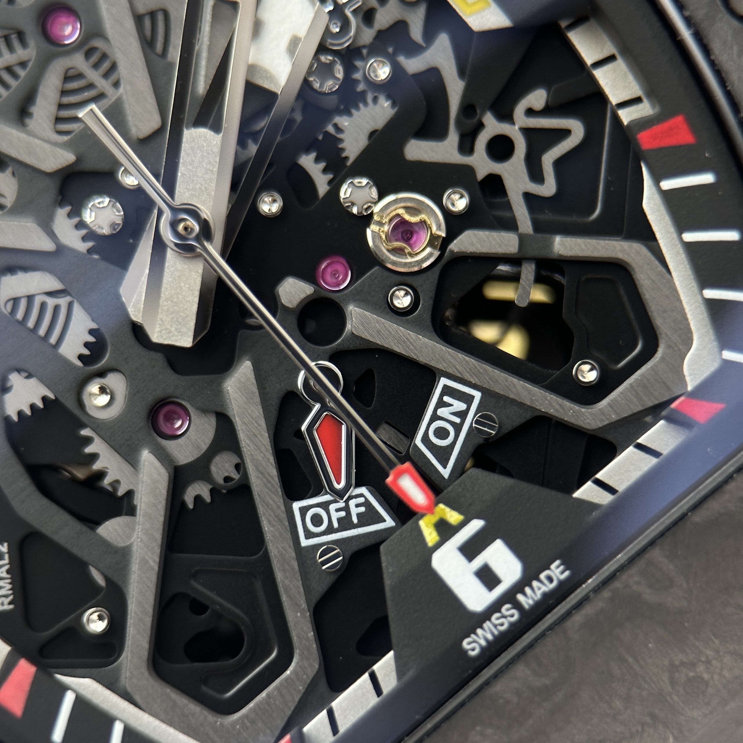 Richard Mille Replica 11 RM 35-03 Rafael Nadal Carbon TPT Case Black 43.2x50mm - Image 9