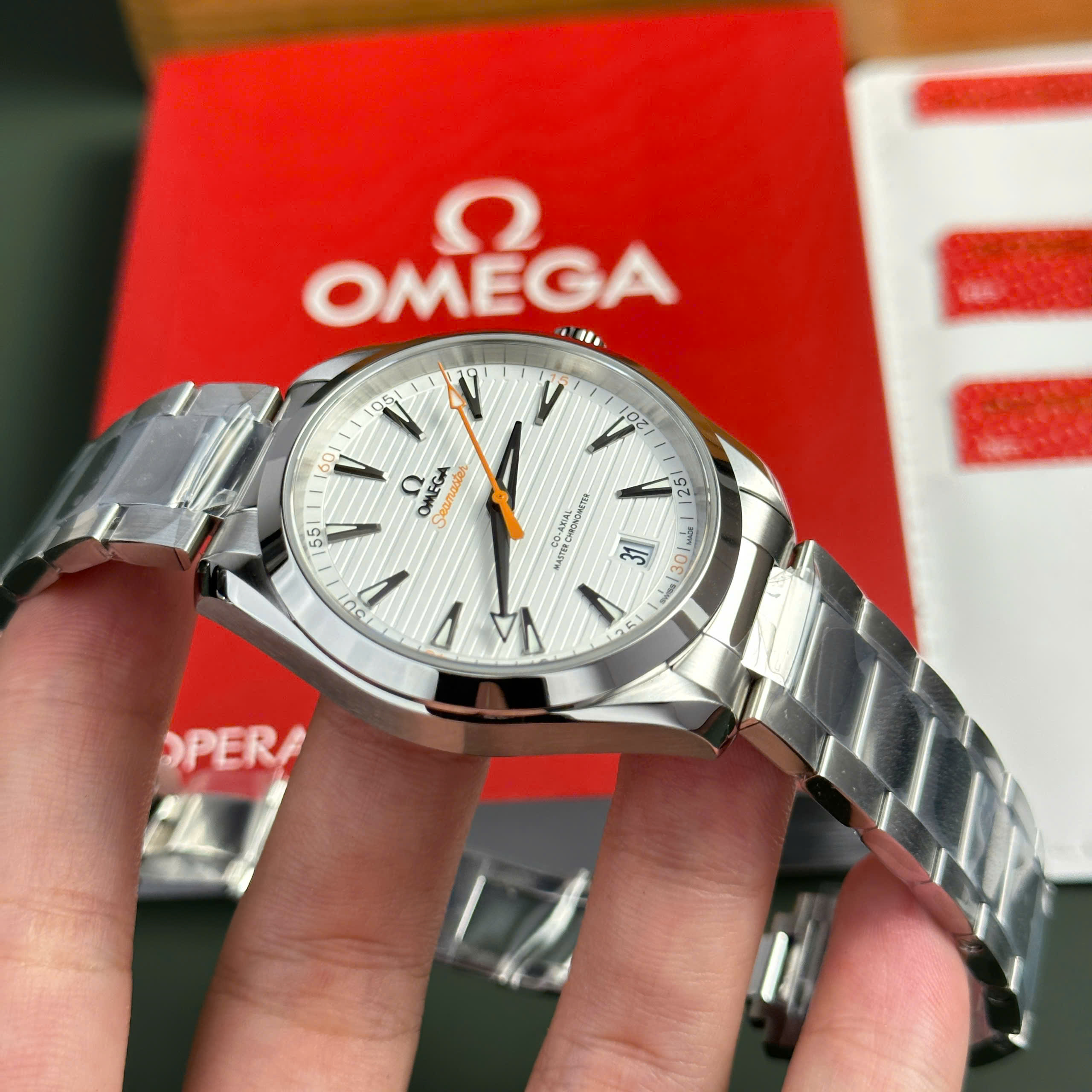 Omega Seamaster Aqua Terra 150M Replica 11 White Dial Factory VS 41mm - Image 6