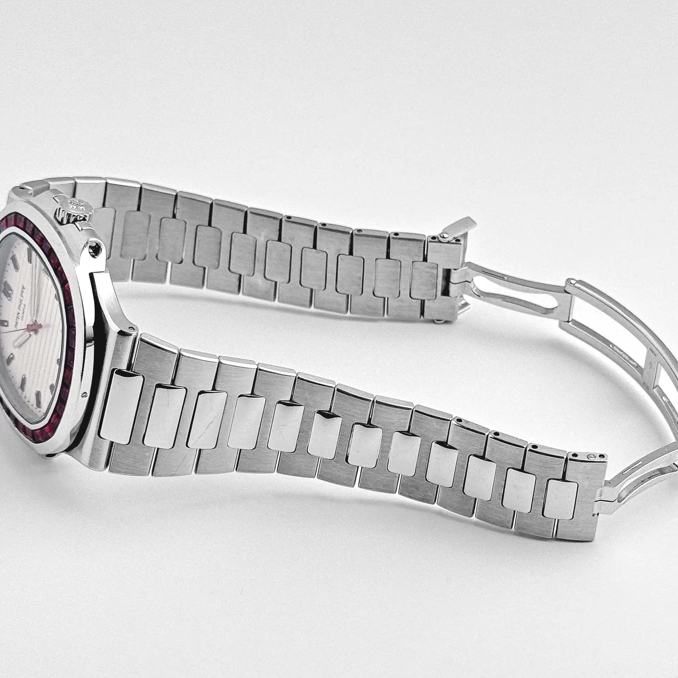 Patek Philippe Nautilus 5711/112P-010 Platinum White Dial Ruby Bezel - Image 14