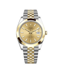 Rolex Datejust 41 126303 Stainless Steel Yellow Gold Champagne Dial Jubilee