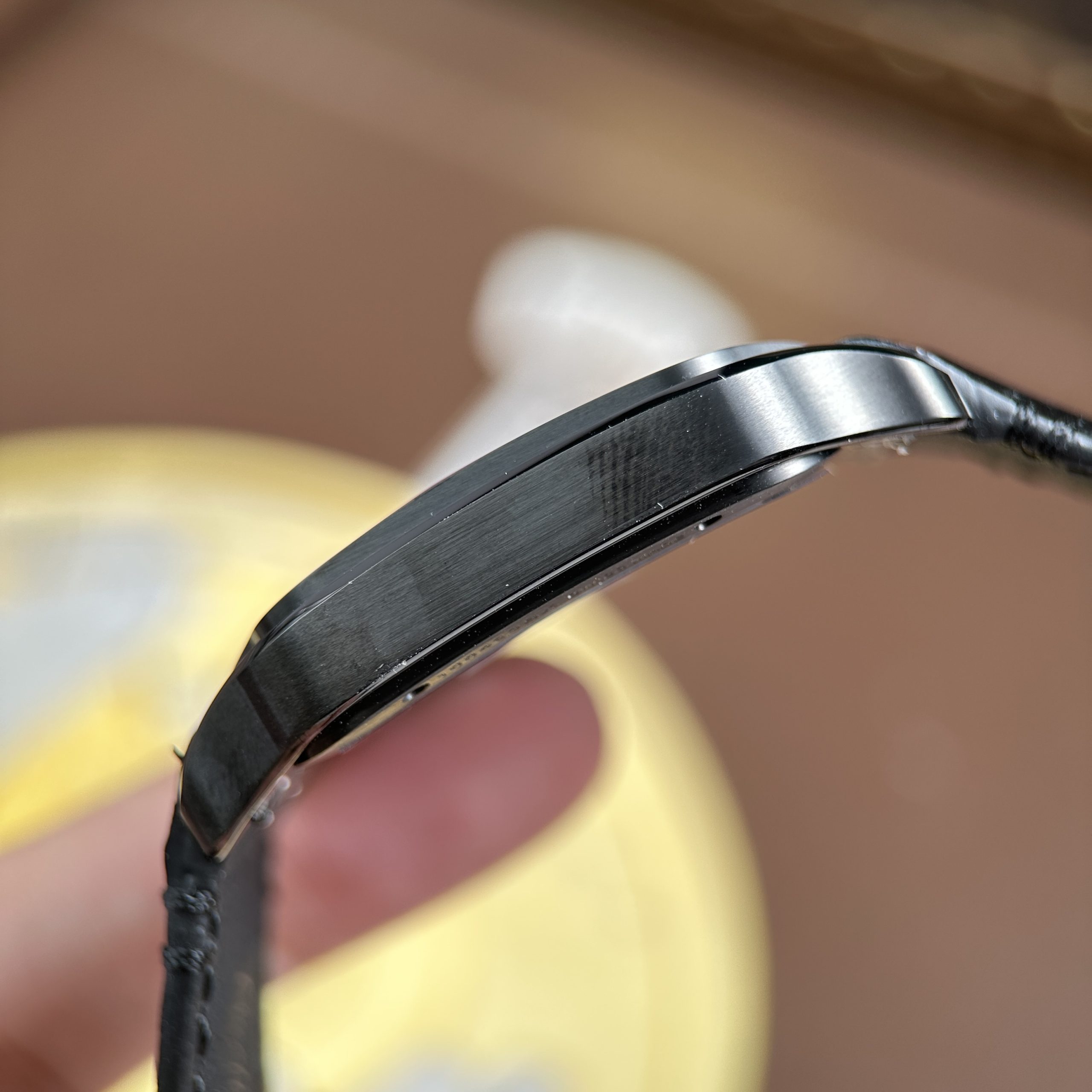 Cartier Santos de Cartier Rep High-End Skeleton Black Leather Strap Factory MLF 39.8mm - Image 9