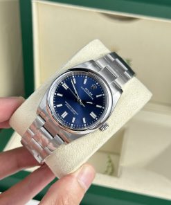 Alternative view of Rolex Oyster Perpetual 126000 Dial Blue Best Replica Watches Clean Factory 36mm