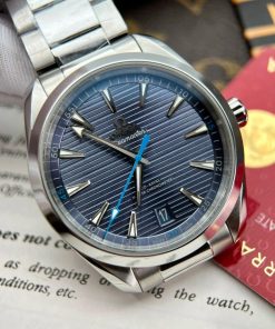 Alternative view of Omega Best Replica Seamaster Aqua Terra Blue Dial VS Factory 41mm