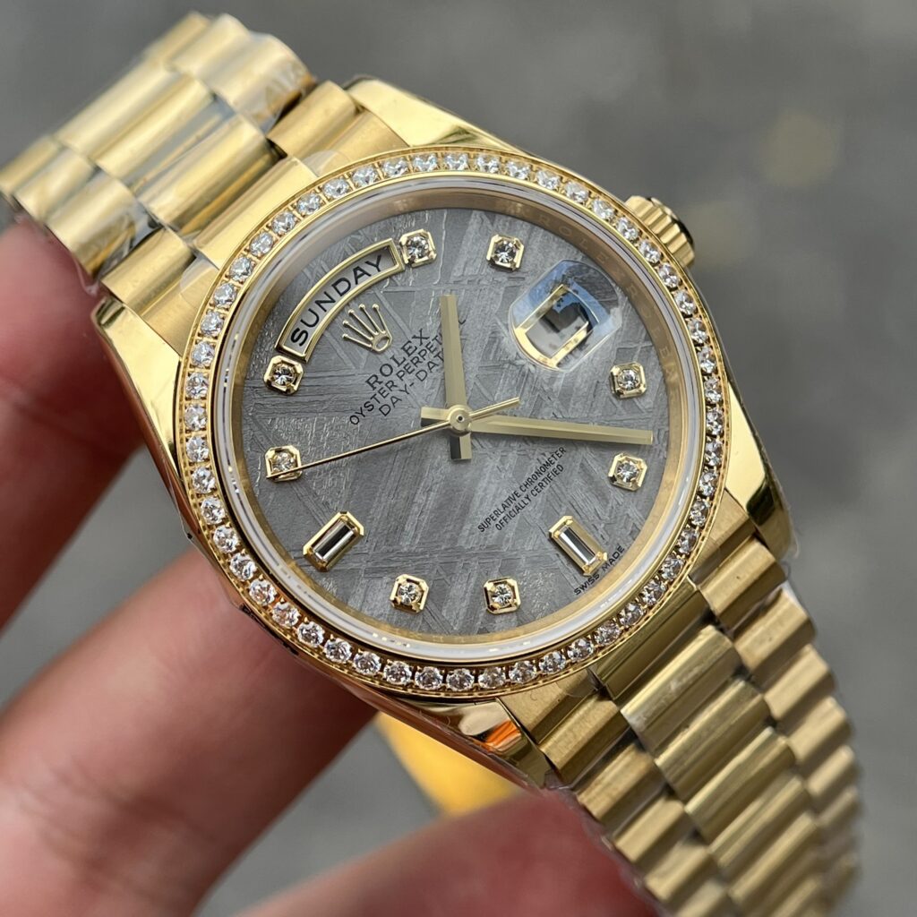Rolex Replica 11 Watch Day-Date Meteorite Dial RA Factory 36mm (1)