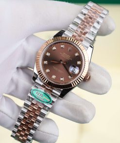 Alternative view of Rolex DateJust 126331 Replica11 Chocolate Dial Demi Metal Wire Factory Clean 41mm