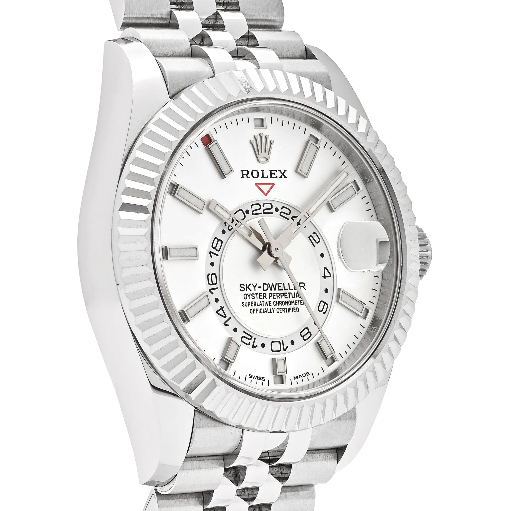 Rolex Sky-Dweller 336934 Stainless Steel White Dial Jubilee 42mm - Image 4