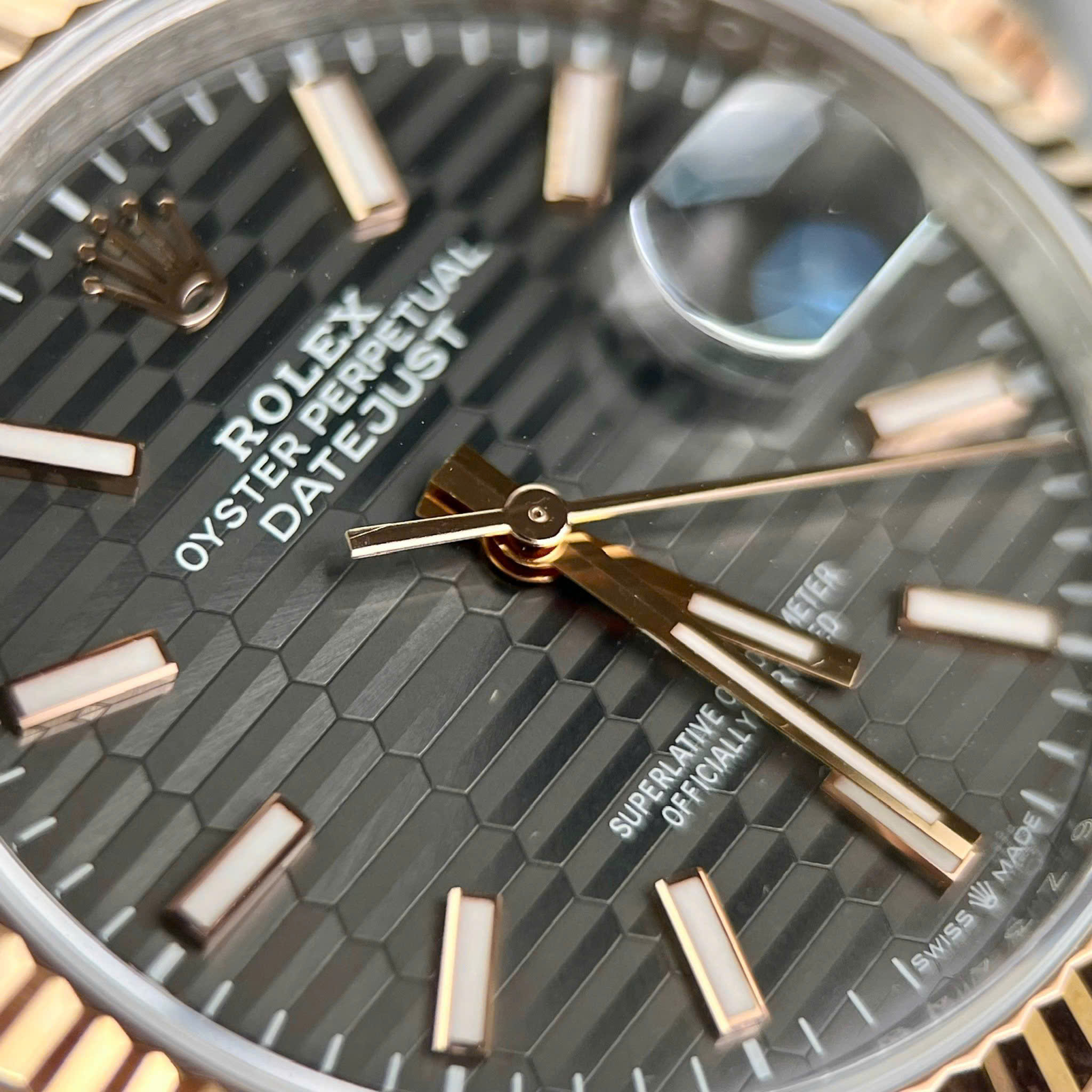 Rolex Datejust 126231 Replica Watch with Gray Brick Dial VSF Factory 36mm - Image 3