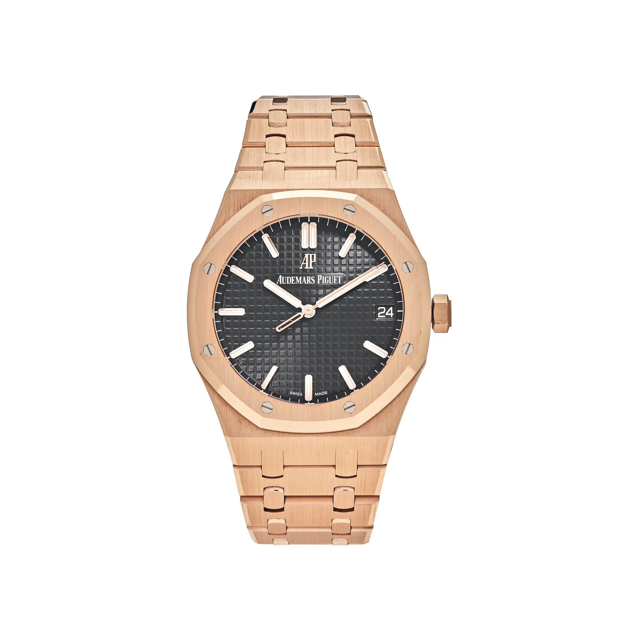 Audemars Piguet Royal Oak 15500OR.OO.1220OR.01 Selfwinding Rose Gold Black Dial