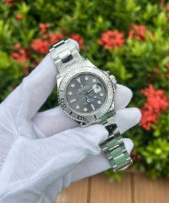 Alternative view of Rolex Yacht-Master 116622 Gray Dial Replica Watch Best Quality 40mm