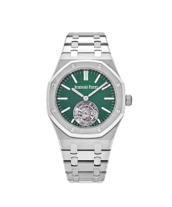 Audemars Piguet Royal Oak 26534TI.OO.1220TI.01 Selfwinding Flying Tourbillon Green Dial Limited Edition