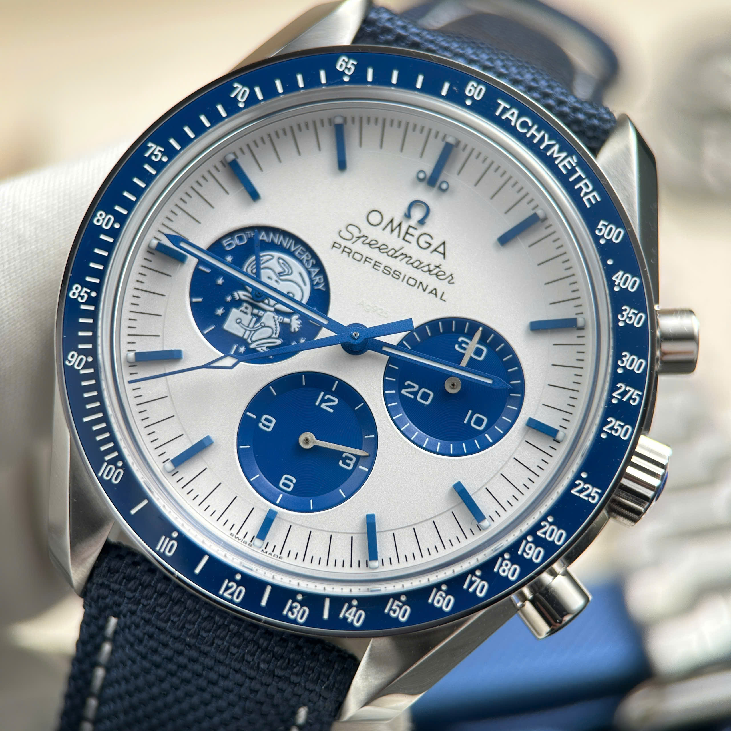 Omega Replica Watch Speedmaster Silver Snoopy 50th Anniversary New 2025 42mm - Image 5