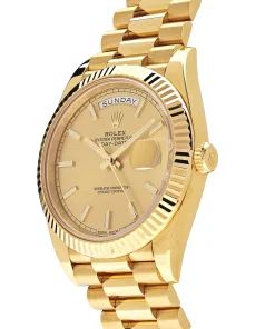 Alternative view of Rolex Day-Date 40 Yellow Gold Champagne Dial 228238