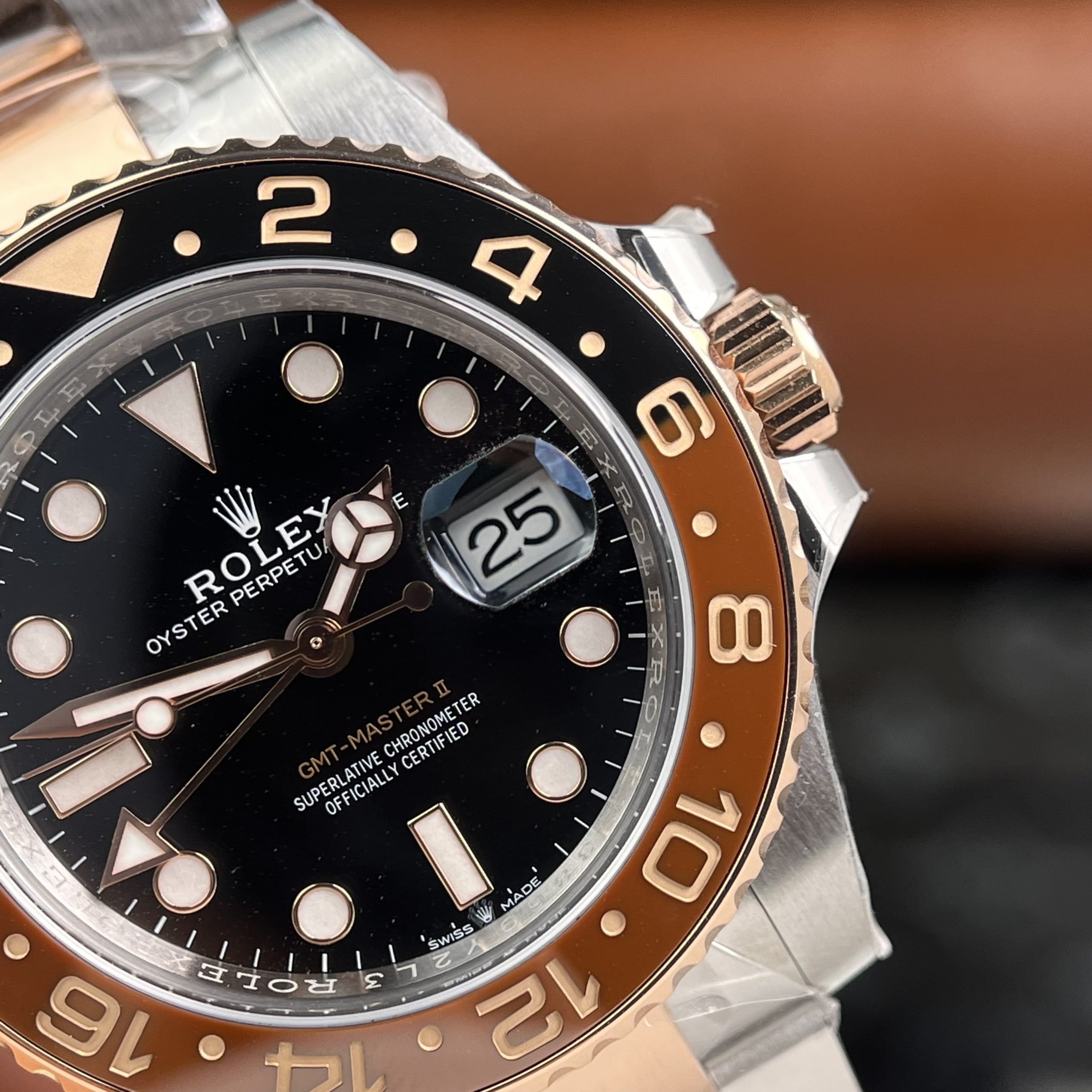 Rolex GMT Master II 126711CHNR Root Beer Best Replica Clean Factory 40mm - Image 5