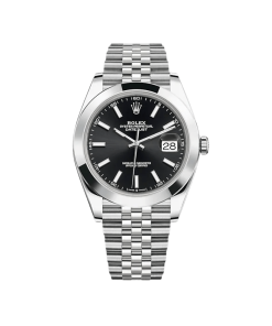 Rolex Datejust 41 126300 Stainless Steel Black Dial Jubilee