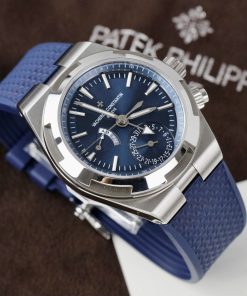 Alternative view of Vacheron Constantin Overseas Dual Time 7900V Replica 11 Watch Blue Factory PZ 41mm