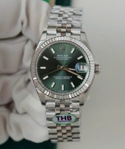 Rolex DateJust Women’s Green Dial Luminous Numbers Factory THB 31mm