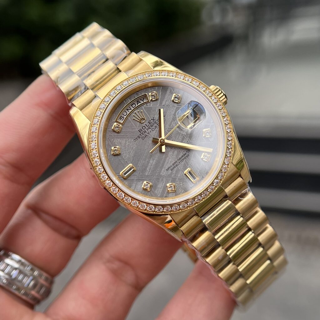 Rolex Replica 11 Watch Day-Date Meteorite Dial RA Factory 36mm (1)