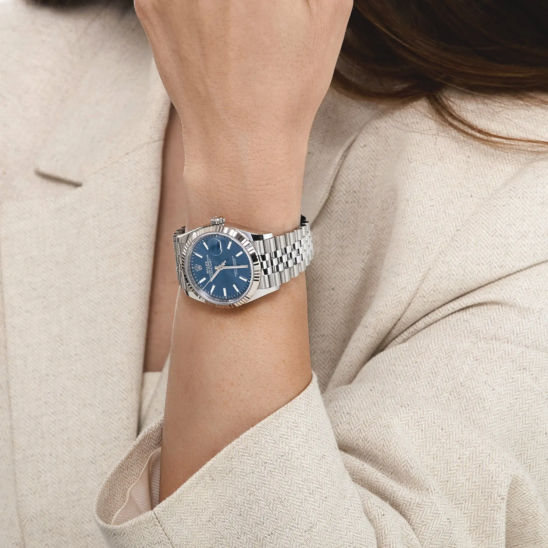 Rolex Datejust 36 126234 Stainless Steel Blue Dial Jubilee (2025) - Image 3