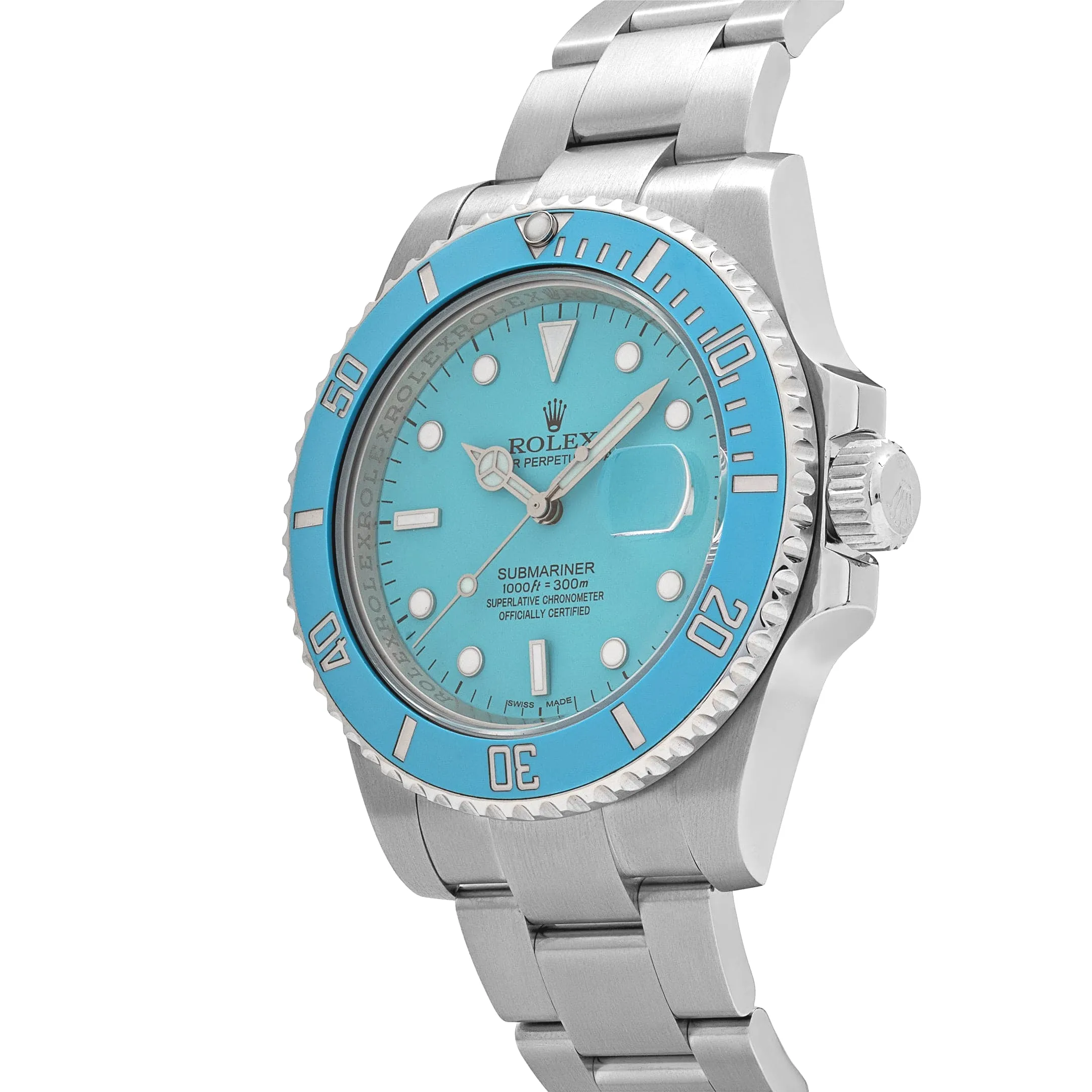 Rolex Submariner Date 116610LN Stainless Steel With Aftermarket Custom 40mm - Image 3