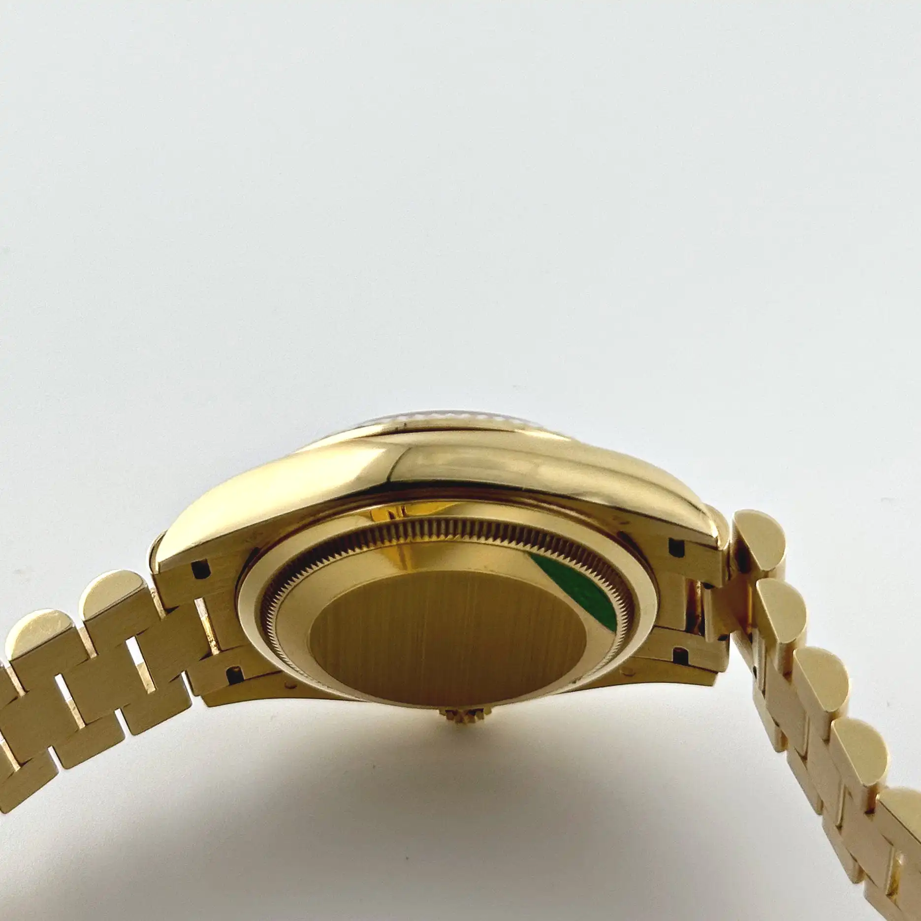 Rolex Day-Date 36 128238 Yellow Gold Green Diamond Dial - Image 10
