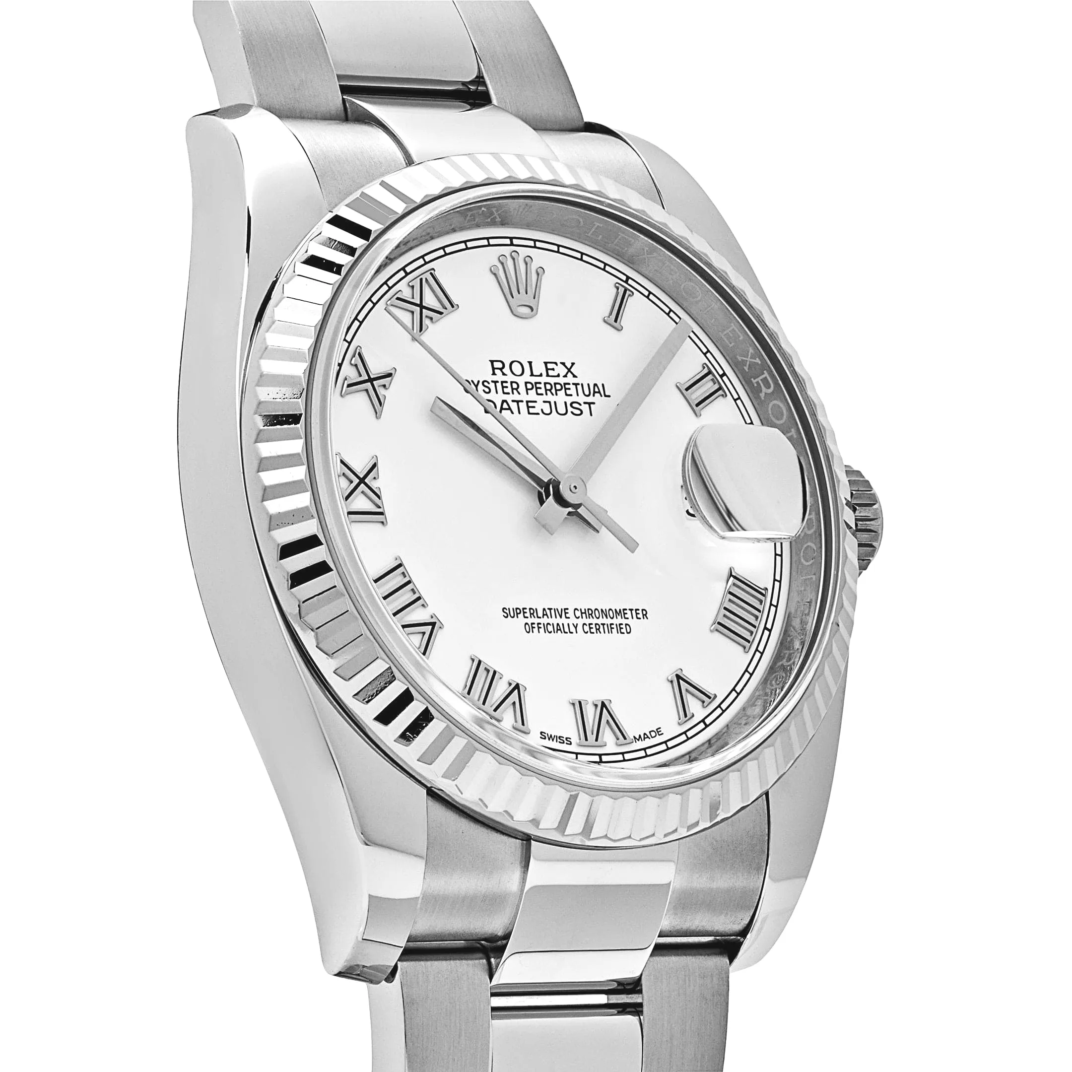 Rolex Datejust 36 116234 Stainless Steel White Roman Numerals Dial - Image 4